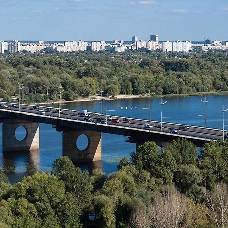 Exquisite Panoramic Views Apartment Dnipro Embankment 基輔 外观 照片