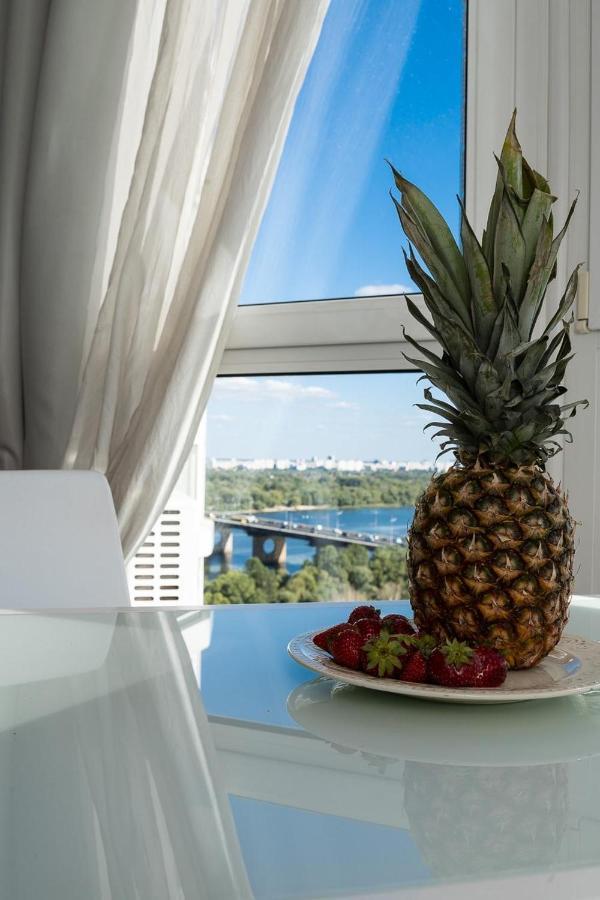 Exquisite Panoramic Views Apartment Dnipro Embankment 基輔 外观 照片